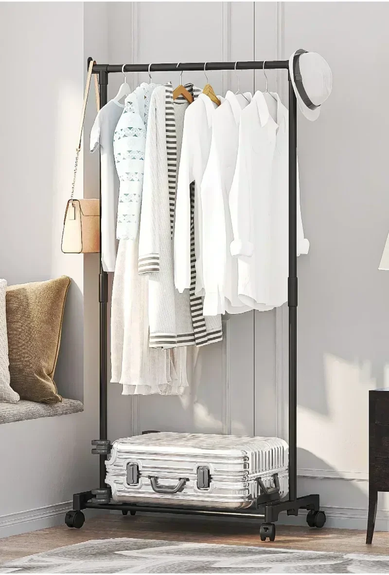 Portant à Roulettes Multi-Niveaux – Support de Séchage Modulable pour Chambre, Vêtements et Accessoires