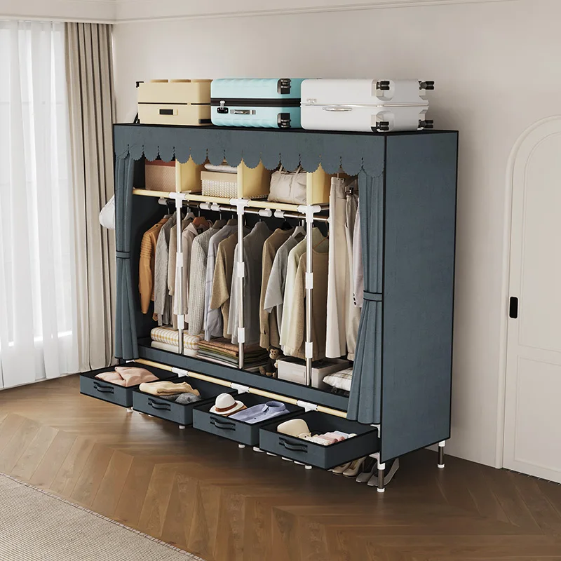 Armoire Individuelle en Tissu – Organisateur Portable Idéal pour Studio, Location et Dortoir