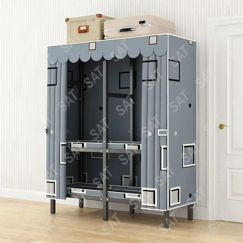 Armoire Métallique Pliable de Haute Qualité – Montage Rapide, Meuble Idéal pour Chambre