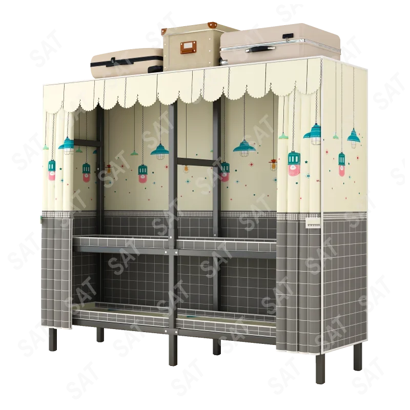 Armoire Métallique Pliable de Haute Qualité – Montage Rapide, Meuble Idéal pour Chambre