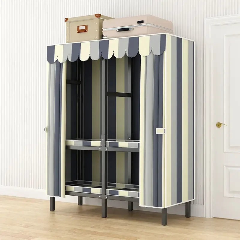 Armoire Métallique Pliable de Haute Qualité – Montage Rapide, Meuble Idéal pour Chambre