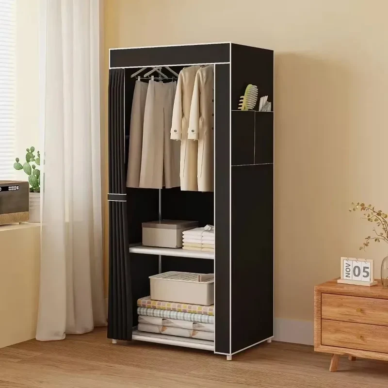 Armoire Solide Anti-Poussière Multi-Couches – Rangement Pratique et Stable pour Chambre et Dressing
