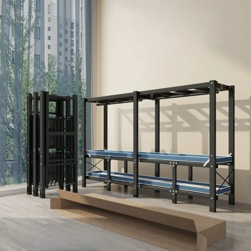 Armoire Pliable Métallique Anti-Poussière – Rangement Simple et Pratique pour Chambres et Appartements