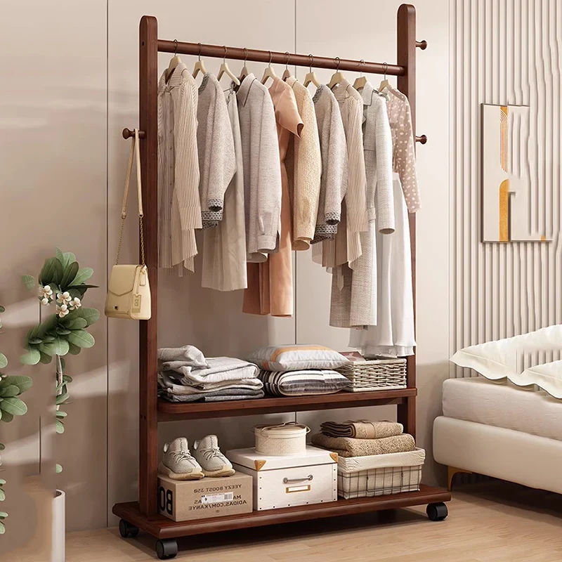 Porte-manteau Bois Massif Style Vintage Nordique