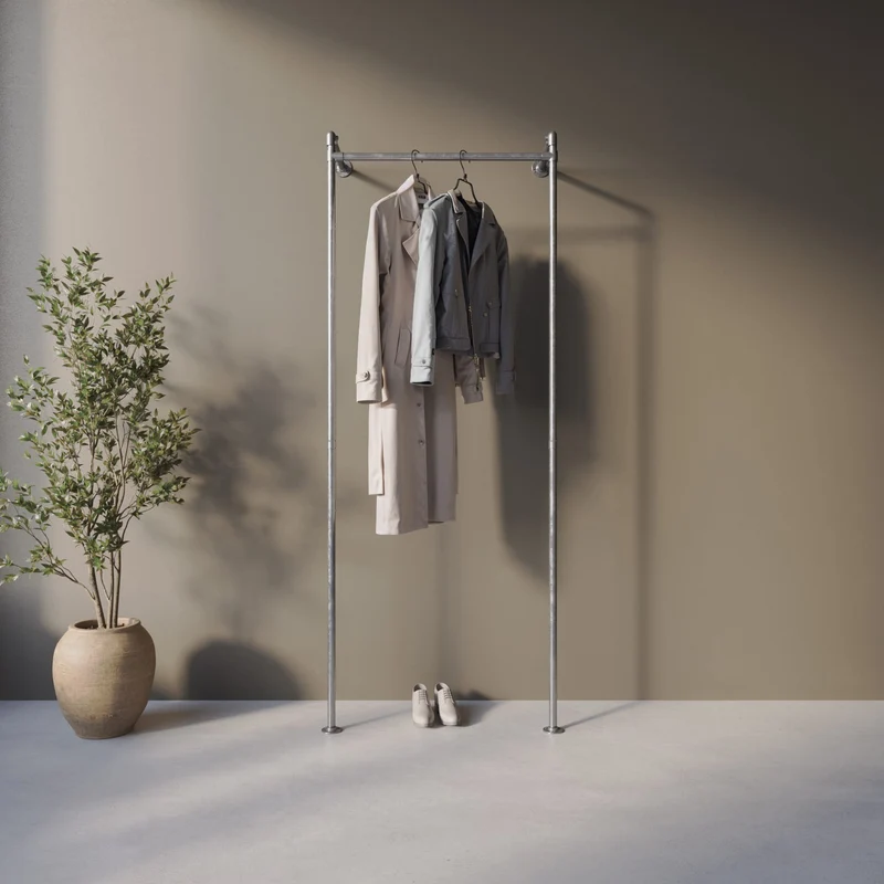 Système de Dressing Walk-In Original Steele à 1 Module - (1 Tringle à Vêtements)