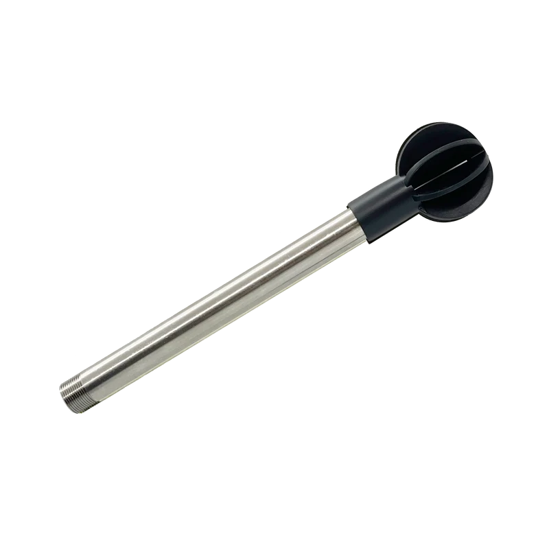 Extra long steel pipe with knob for Hanger and Wall