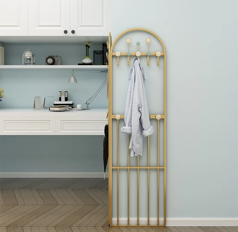 Étagère Murale Métallique Pliable – Portant Noir Modulable pour Chambre, Séchage et Rangement