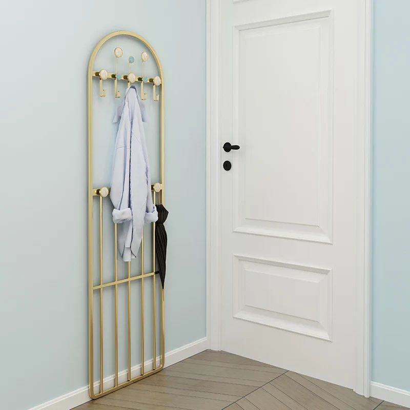 Étagère Murale Métallique Pliable – Portant Noir Modulable pour Chambre, Séchage et Rangement