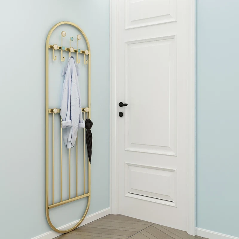 Étagère Murale Métallique Pliable – Portant Noir Modulable pour Chambre, Séchage et Rangement