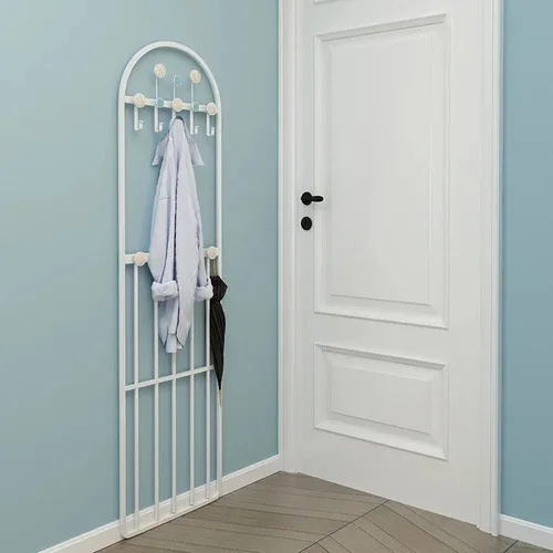 Étagère Murale Métallique Pliable – Portant Noir Modulable pour Chambre, Séchage et Rangement