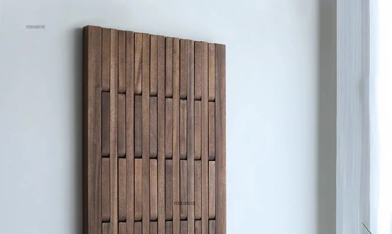 Portant Créatif en Bois Mural Multicouche – Élégant Porte-Manteau pour Entrée et Chambre