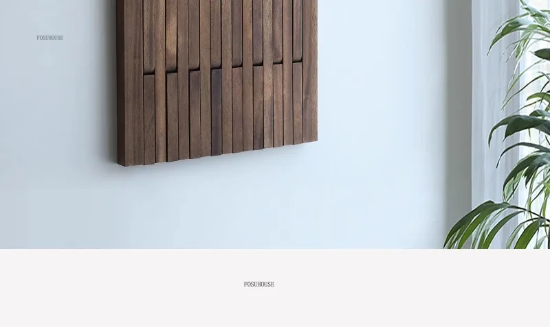 Portant Créatif en Bois Mural Multicouche – Élégant Porte-Manteau pour Entrée et Chambre