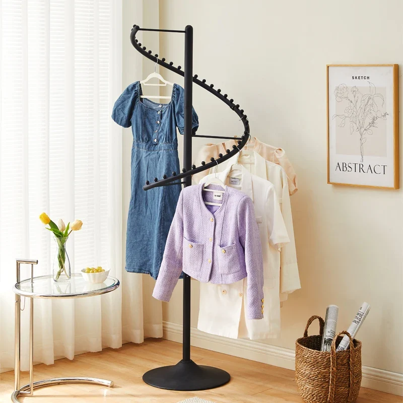 Portant Rotatif Multifonction – Support Moderne et Gain de Place pour Chambre et Dressing