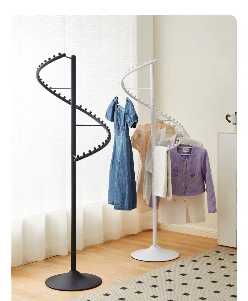 Portant Rotatif Multifonction – Support Moderne et Gain de Place pour Chambre et Dressing