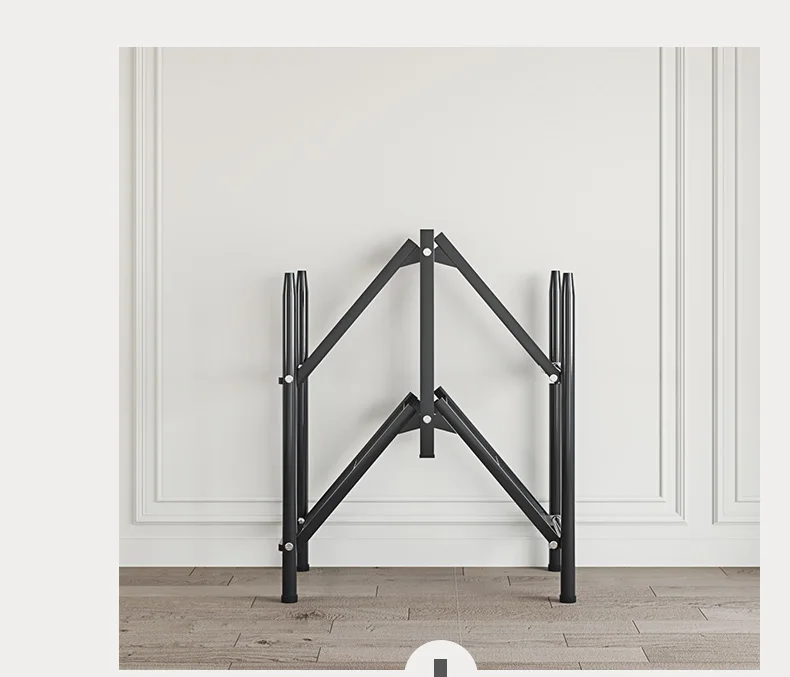 Armoire Pliable Sans Installation – Tubes en Acier Épais, Grand Rangement pour Chambres et Locations