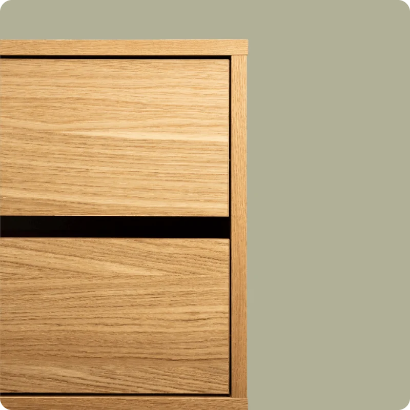Original Walk-In 2 colonnes penderie avec commode - (1 rail + 1 commode / 2 rails)