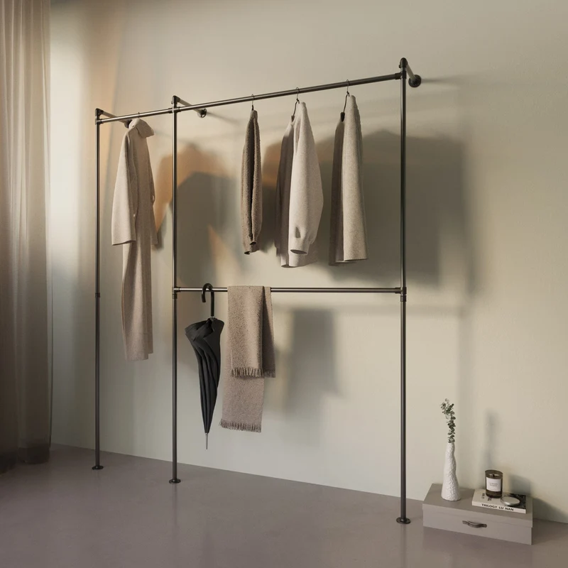 Original Walk-In penderie 2 colonnes - (1 rail /2 rails)