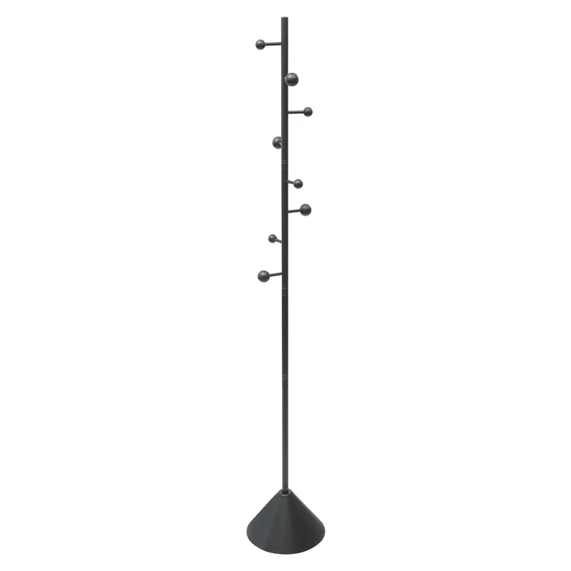 Portant à Vêtements en Fer 1,7m avec 8 Crochets – Charge Lourde 30 kg, Idéal pour Entrée et Bureau