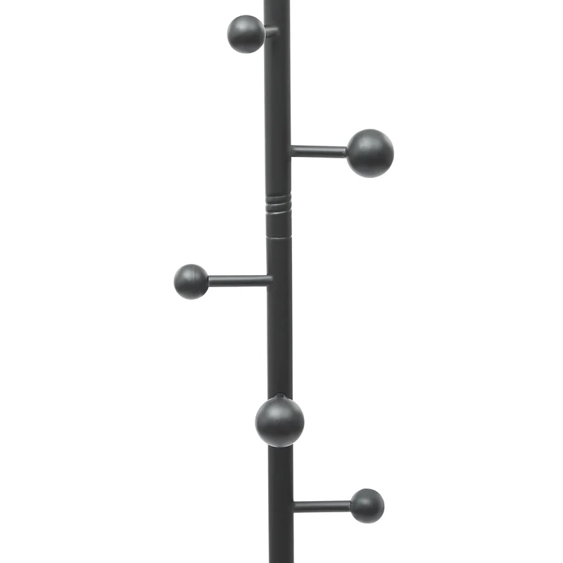 Portant à Vêtements en Fer 1,7m avec 8 Crochets – Charge Lourde 30 kg, Idéal pour Entrée et Bureau