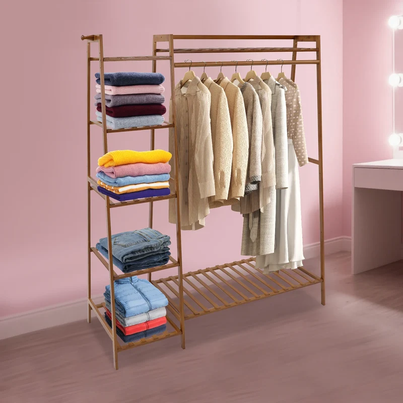 Portant à Vêtements 7 Niveaux – Organisateur Spacieux et Compact pour Chambre, Dortoir et Dressing