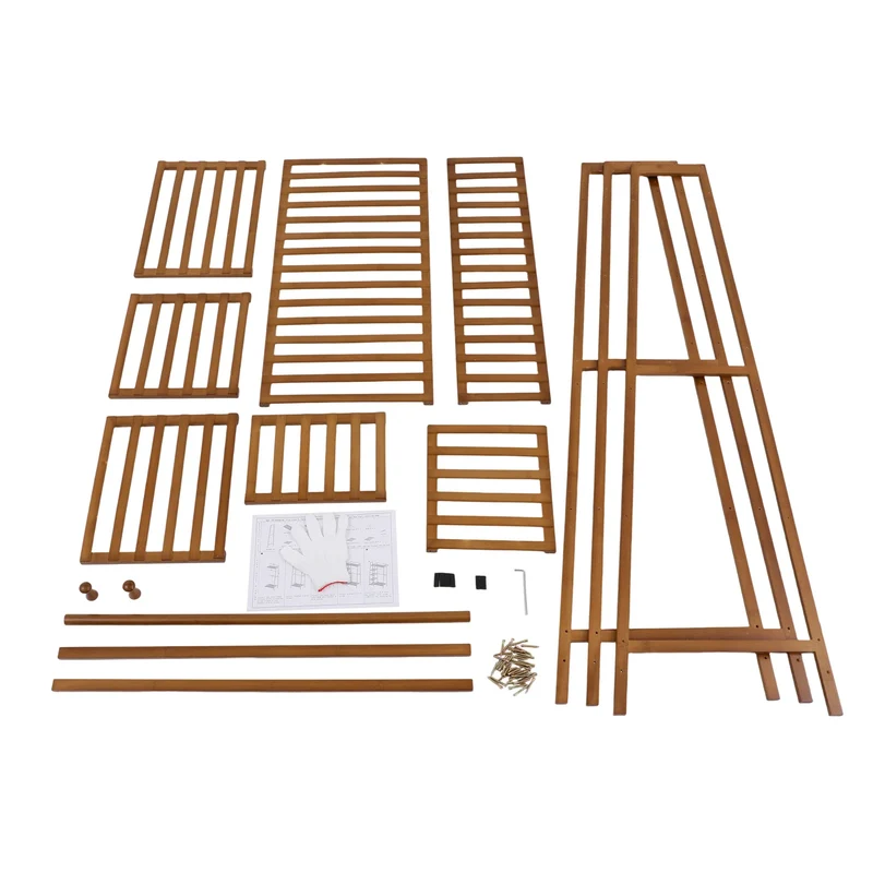 Portant à Vêtements 7 Niveaux – Organisateur Spacieux et Compact pour Chambre, Dortoir et Dressing