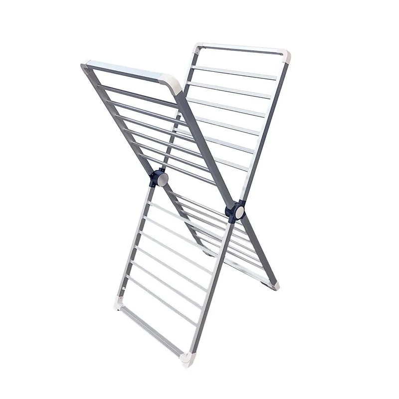 Folding Clothes Drying Rack with Streamlined Wall-Mounted Design and Space Saving