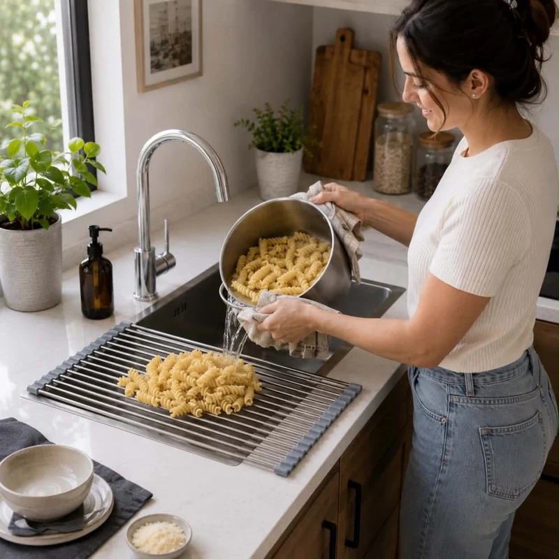 Stainless Folding Drain Rack