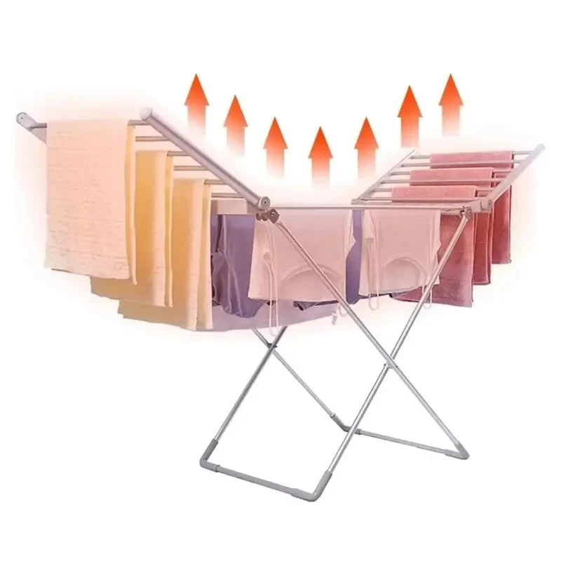 Electric Clothes Drying Rack With Powerful 120w Heating