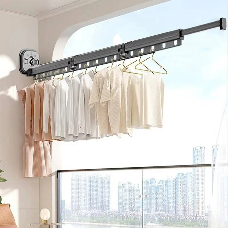 Folding Clothes Drying Rack With Space-Saving Design