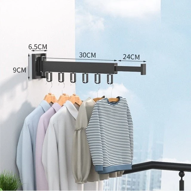 Cloth Retractable Drying Rack