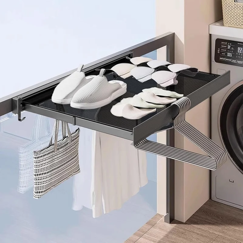 Foldable Drying Rack with Space Saving Design and Large Capacity