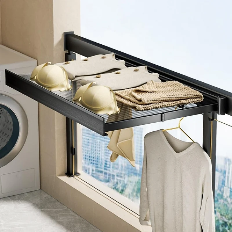 Foldable Drying Rack with Space Saving Design and Large Capacity