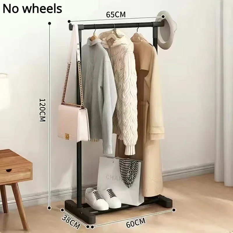 Support Vêtements Mobile Télescopique sur Roulettes