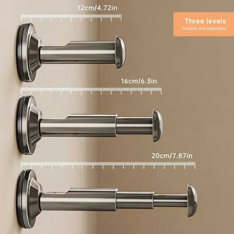 Support Cintres Rétractable Ventouses
