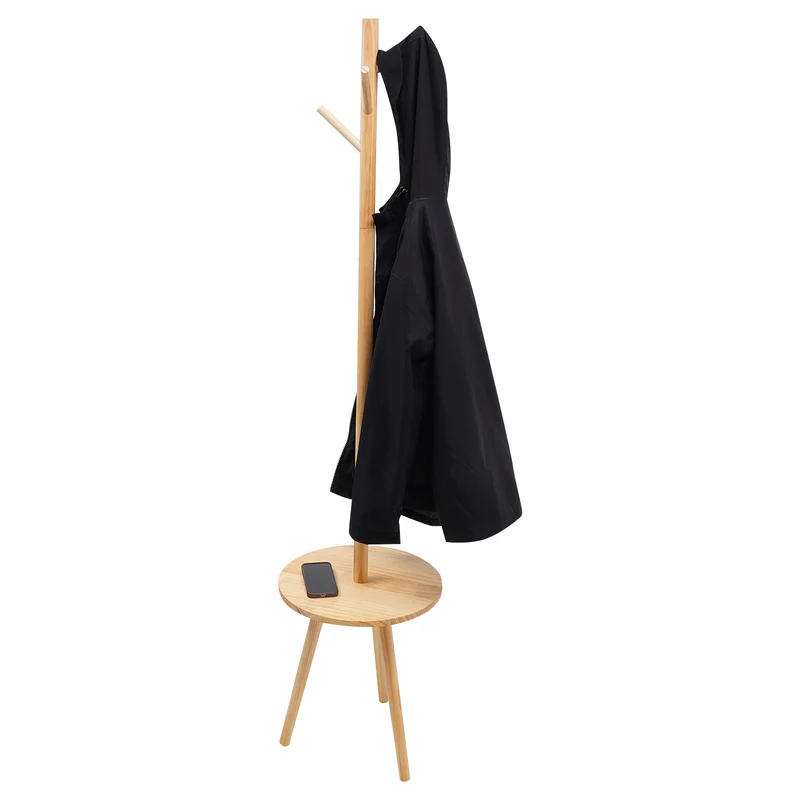 Portemanteau Moderne en Bois de Pin