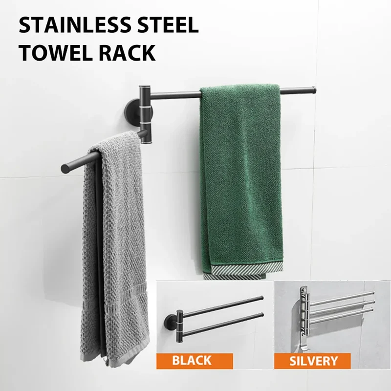 Porte-Serviettes Pivotant Inox 304 Multi-Barres