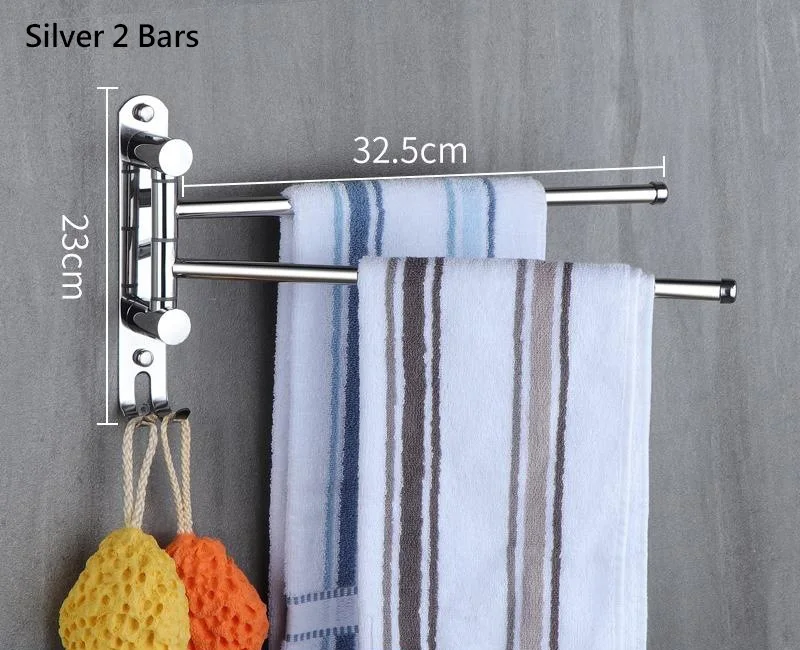 Porte-Serviettes Pivotant Inox 304 Multi-Barres