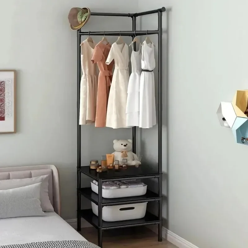 Porte-Manteau d'Angle Multi-Niveaux
