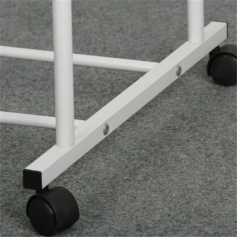 Portant Double Tringle sur Roulettes - Vestiaire Mobile Grand Format