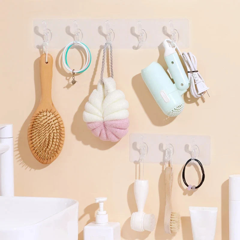 Organiseur Crochets Transparents Sans Couture