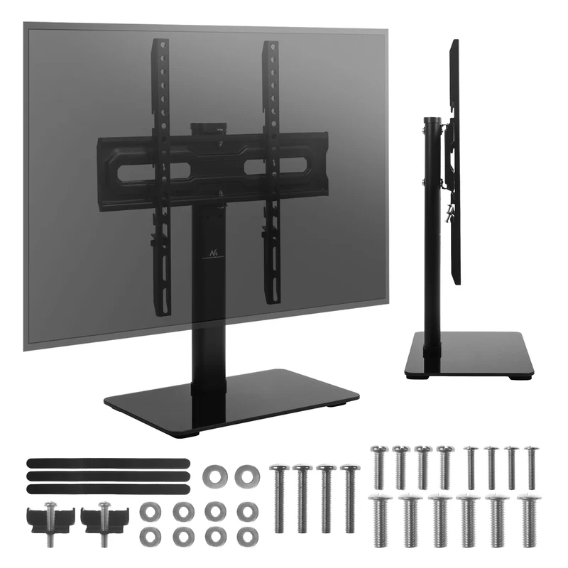 Maclean universal TV stand, for RTV cabinet, stand, max. 35 kg, 20 degree rotation, for 32-55" TV, MC-132