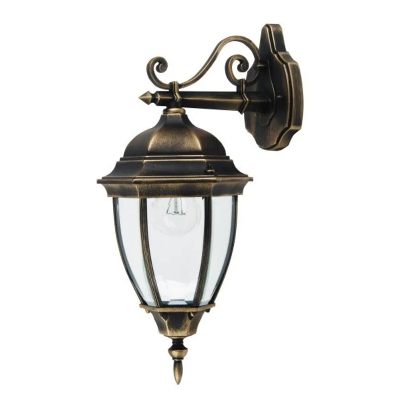 Rabalux Wall Sconce, Outdoor, IP44, E27, max 60W, Antique Gold, Toronto, 2 pieces