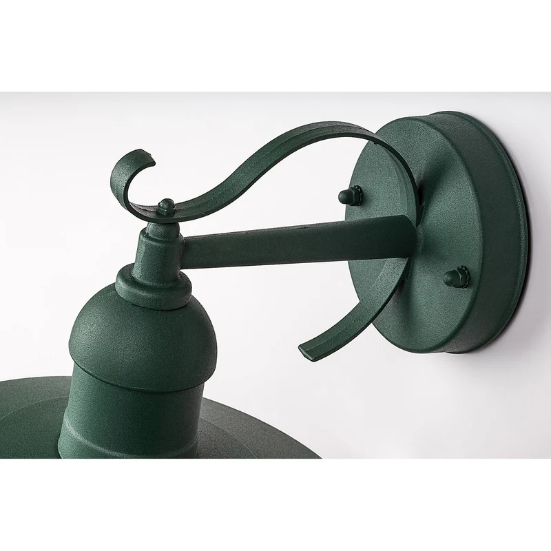Rabalux Wall Sconce, Outdoor, IP44, E27, max 60W, Green, Oslo, 2 pieces