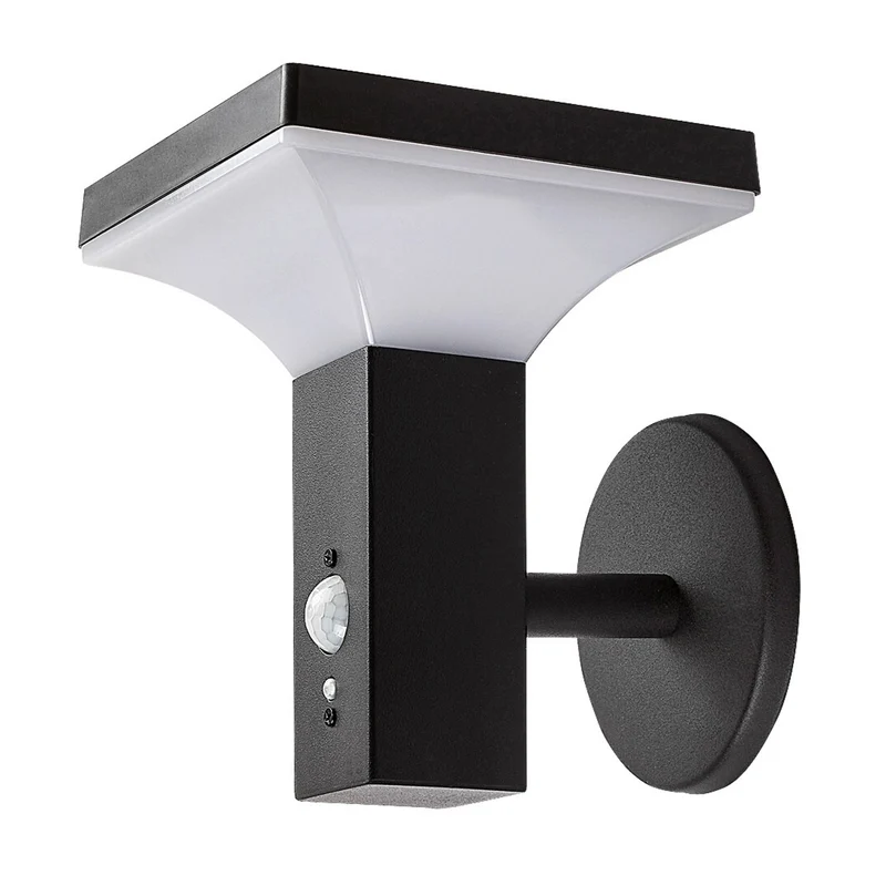 Rabalux Lamp, Wall-Mounted, Outdoor, Solar-Powered, IP44, 4W LED, Geleen, 2 pieces