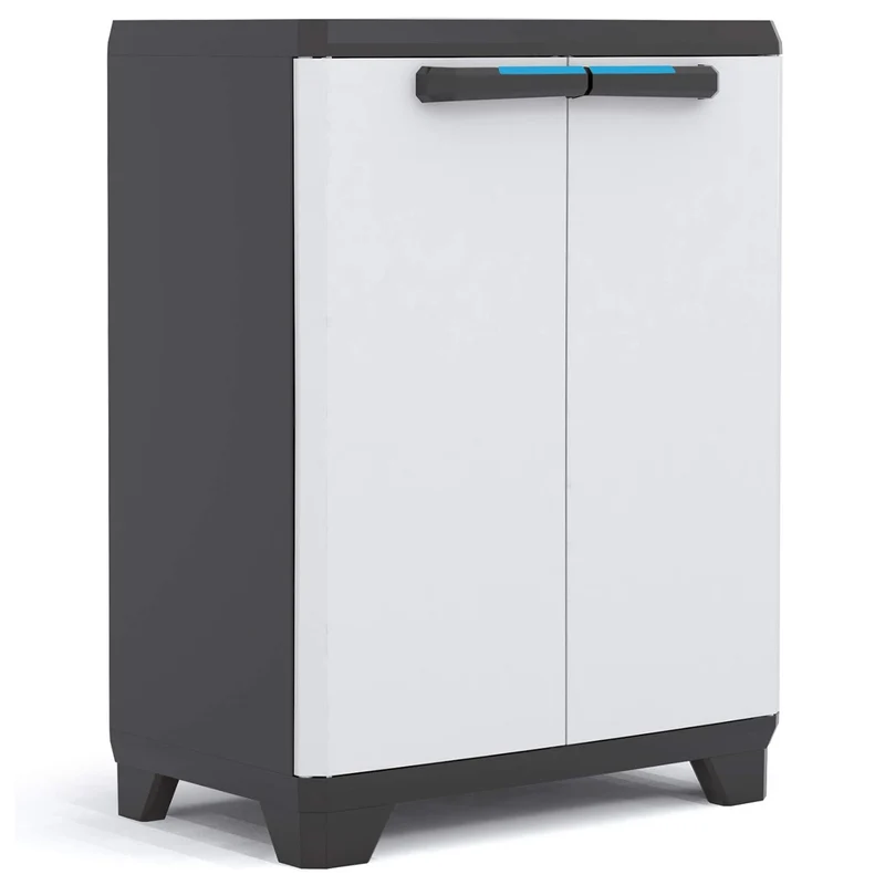 Keter Tool/Garden Cabinet, Adjustable Shelf, Double Doors with Handles, Weather-Resistant, 240865