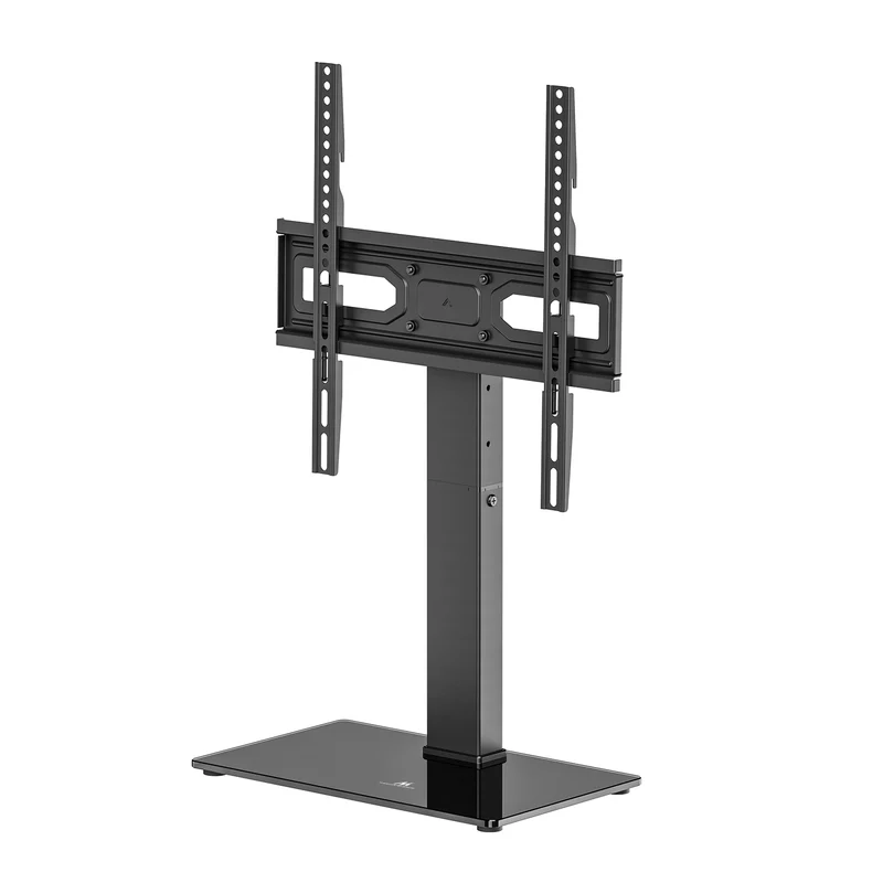 Maclean universal TV stand, for RTV cabinet, stand, max. 40kg, max. VESA 400x400, height and angle adjustment, for 32-65" TV, MC-1240