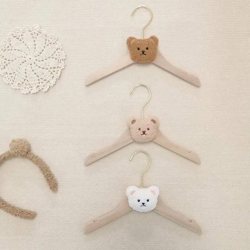Cintre Bois Enfant DIY Cartoon