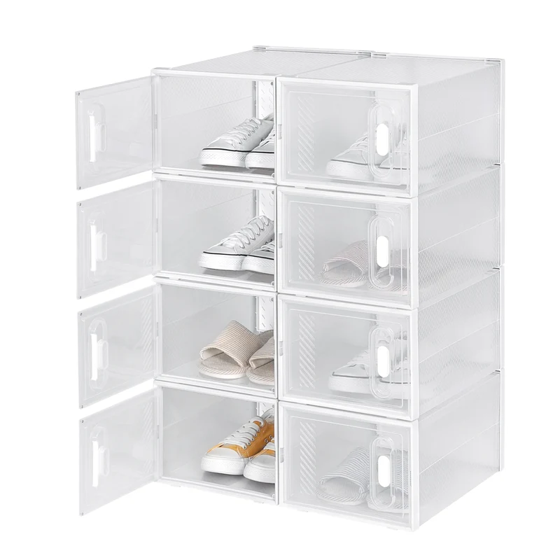 Boîtes à Chaussures Transparentes Empilables