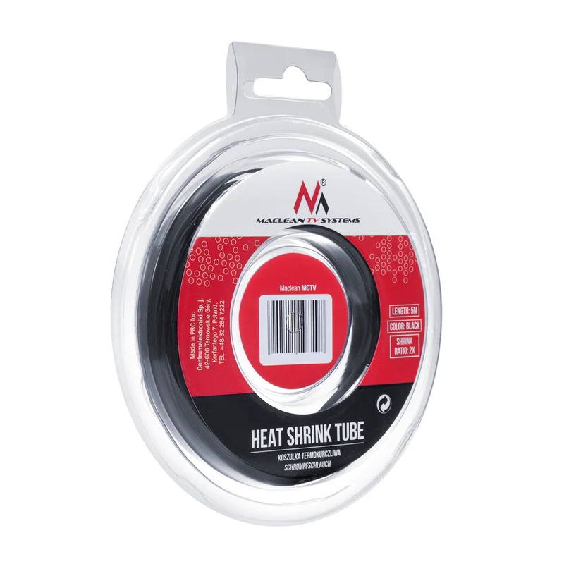 Maclean - MCTV-534 - Heat shrink tube 2: 1 10mm * 5m