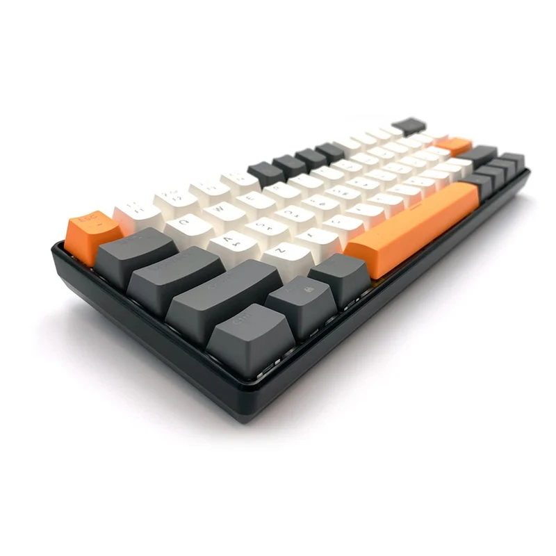 ZONE 61 - Short 60% mechanical gaming keyboard, silent RED mechanical switches, colorful backlighting, 61 keys, USB-C, Mediatech